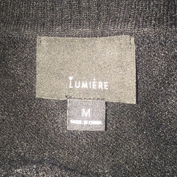 Black Off the Shoulders Sweater - Picture 2 of 4